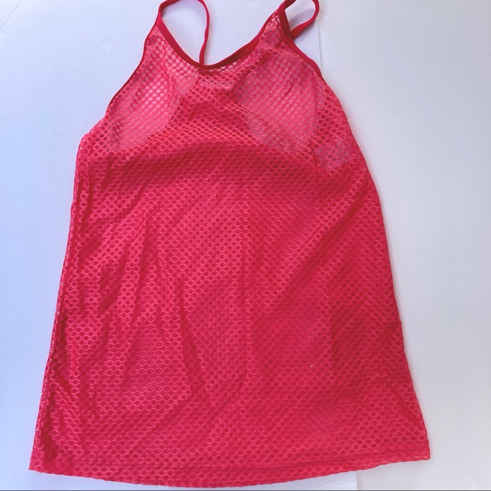 Girls Swimsuit Coverup Mesh Dress Sz 6/6x